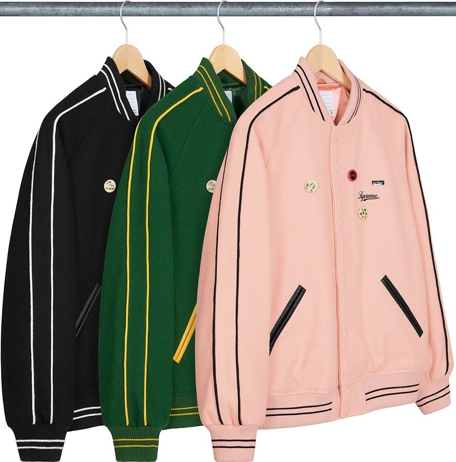 Jamie Reid/Supreme It's All Bollocks Varsity Jacket view 22
